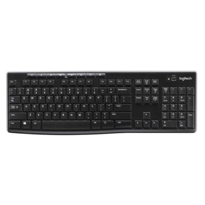 Logitech Wireless Keyboard K270 Tastatur RF Wireless QWERTZ Deutsch Schwarz
