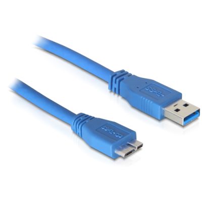 DeLOCK 83502 USB Kabel 5 m USB 3.2 Gen 1 (3.1 Gen 1) USB A Micro-USB B Blau