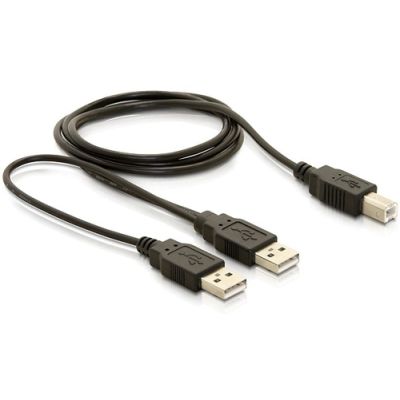 DeLOCK USB-B/USB-A Cable USB Kabel 1 m USB B USB A Schwarz