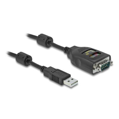 DeLOCK 64154 Serien-Kabel Schwarz 2 m USB Typ-A RS-232