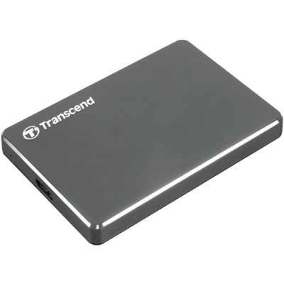 Transcend StoreJet 25C3 Externe Festplatte 1 TB Grau