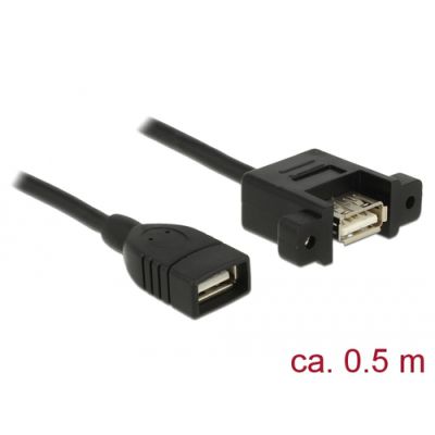 DeLOCK 85459 USB Kabel 0,5 m USB 2.0 USB A Schwarz