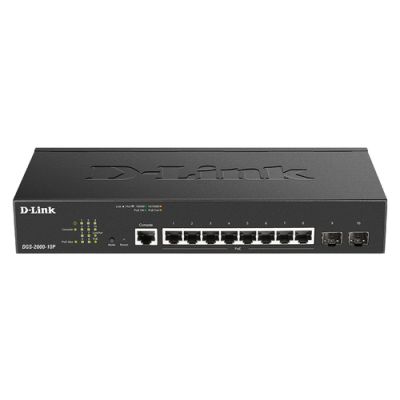 D-Link DGS-2000-10P Netzwerk-Switch Managed L2/L3 Gigabit Ethernet (10/100/1000) Power over Ethernet (PoE) 1U Schwarz