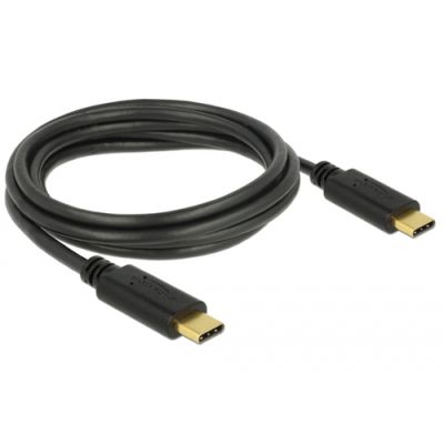 DeLOCK 83324 USB Kabel 2 m USB 2.0 USB C Schwarz