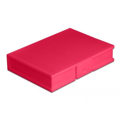DeLOCK 18374 Speicherlaufwerkhülle Cover Kunststoff Rot