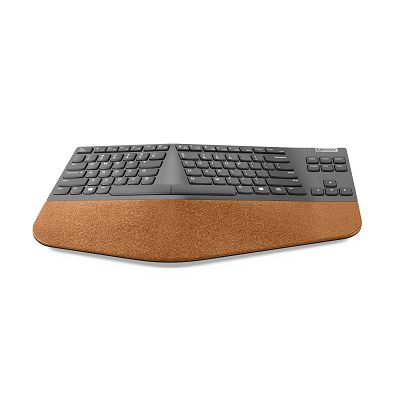 Lenovo Go Wireless Split Tastatur RF Wireless Französisch, Deutsch Grau