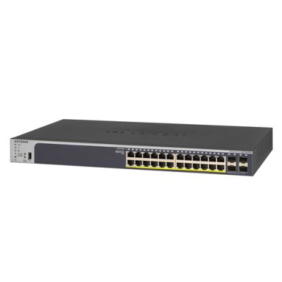 NETGEAR GS728TPP Managed L2/L3/L4 Gigabit Ethernet (10/100/1000) Power over Ethernet (PoE) 1U Schwarz