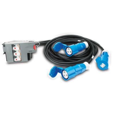 APC PDM2332IEC-3P30R-1 Stromverteilereinheit (PDU) Schwarz, Blau