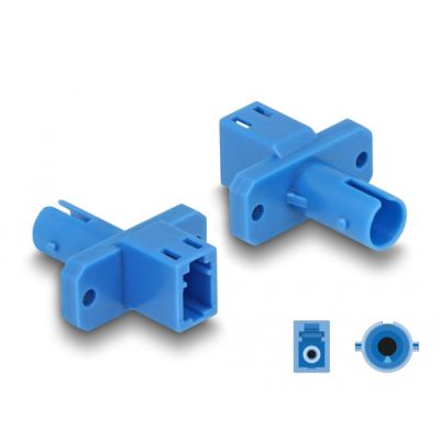 DeLOCK 87938 LWL-Steckverbinder LC/ST 1 Stück(e) Blau