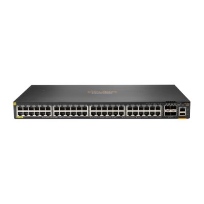 Aruba 6300F 48-port 1GbE Class 4 PoE & 4-port SFP56 Managed L3 Gigabit Ethernet (10/100/1000) Power over Ethernet (PoE) 1U Grau