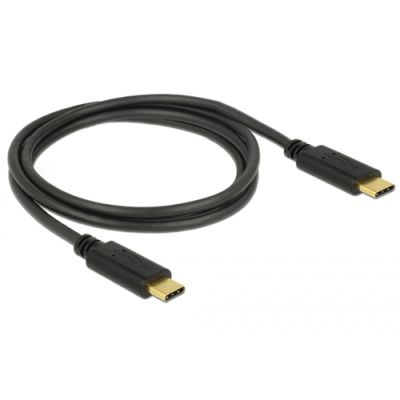 DeLOCK 83323 USB Kabel 1 m USB 2.0 USB C Schwarz