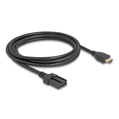 DeLOCK 87906 HDMI-Kabel 3 m HDMI Typ A (Standard) HDMI Type E Schwarz