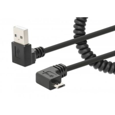 Manhattan 356237 USB Kabel 1 m USB A Micro-USB B Schwarz