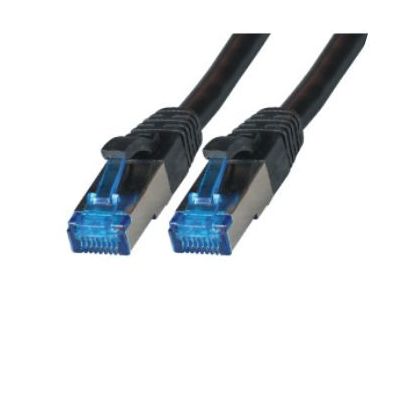 M-Cab PAC0067 Netzwerkkabel Schwarz 0,25 m Cat6a SF/UTP (S-FTP)