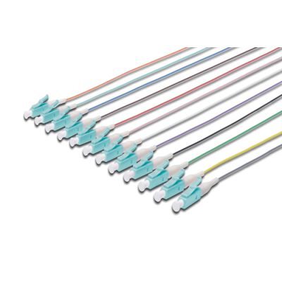 Digitus durchgefärbte LC simplex OM3 Pigtails