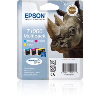 Epson Rhino Multipack 3 Farben T1006, DURABrite Ultra Ink