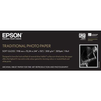 Epson Traditional Photo Paper, 44 Zoll x 15 m
