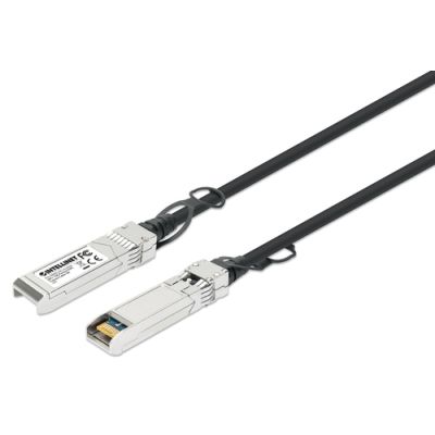 Intellinet 508483 Glasfaserkabel 5 m SFP+ Schwarz, Silber