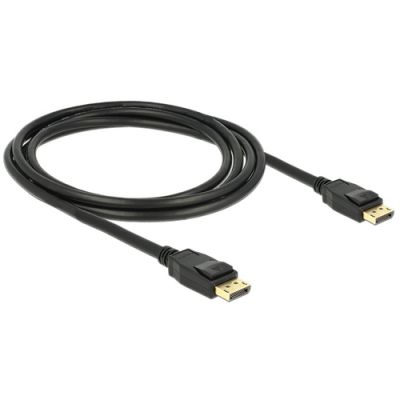 DeLOCK 2m Displayport 1.2a Schwarz