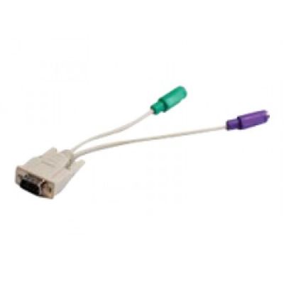 Honeywell VX89058CABLE PS/2-Kabel 0,3 m 2x 6-p Mini-DIN Grau