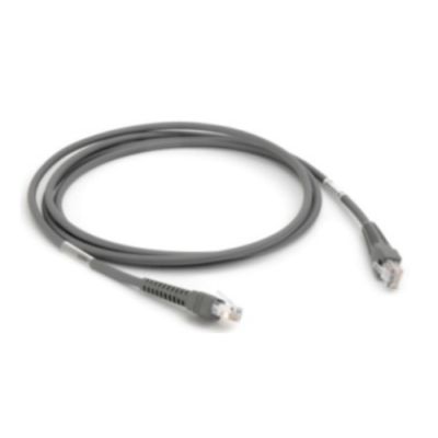 Zebra CBA-R23-S07ZBR Serien-Kabel Schwarz 2,13 m