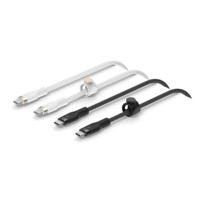 Belkin BoostCharge Pro Flex USB Kabel 1 m USB 2.0 USB C Schwarz, Weiß
