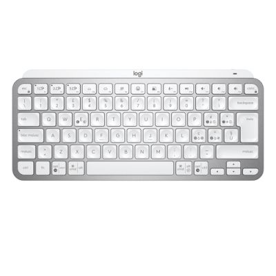 Logitech MX Keys Mini Tastatur RF Wireless + Bluetooth QWERTY Italienisch Grau