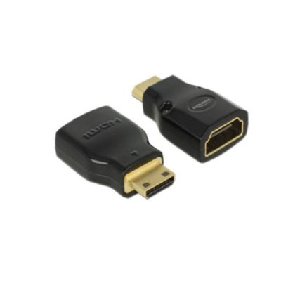 DeLOCK 65665 Videokabel-Adapter Mini-HDMI HDMI Schwarz