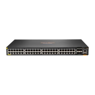 Aruba 6300F 48-port 1GbE Class 4 PoE & 4-port SFP56 Managed L3 Gigabit Ethernet (10/100/1000) Power over Ethernet (PoE) 1U Grau