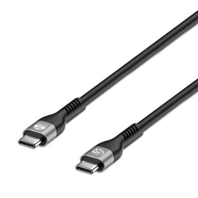 Manhattan 356367 USB Kabel 2 m USB 2.0 USB C Schwarz