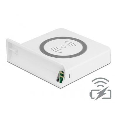 DeLOCK 41451 Ladegerät für Mobilgeräte Universal Weiß USB Kabelloses Aufladen Drinnen
