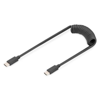Digitus USB 2.0 - USB - C auf USB - C Spiralkabel