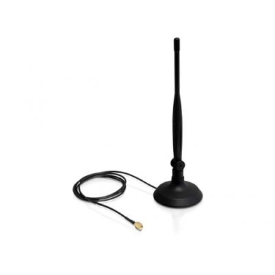 DeLOCK 88413 Netzwerk-Antenne Omnidirektionale Antenne RP-SMA 4 dBi