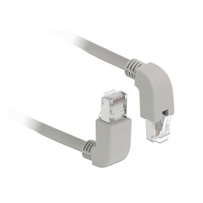 DeLOCK 85870 Netzwerkkabel Grau 0,5 m Cat6a S/FTP (S-STP)