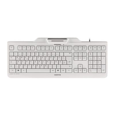 CHERRY KC 1000 SC Tastatur USB Italienisch Grau