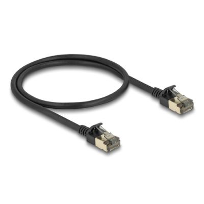 DeLOCK 80338 Netzwerkkabel Schwarz 0,5 m Cat8.1 F/FTP (FFTP)