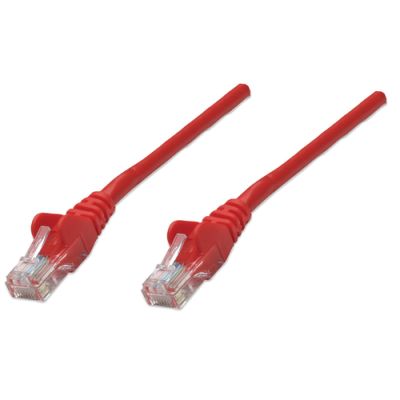Intellinet Netzwerkkabel, Cat6, U/UTP, CCA, Cat6-kompatibel, RJ45-Stecker/RJ45-Stecker, 5,0 m, rot