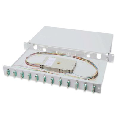 Digitus LWL Spleißbox, bestückt, SC, OM3