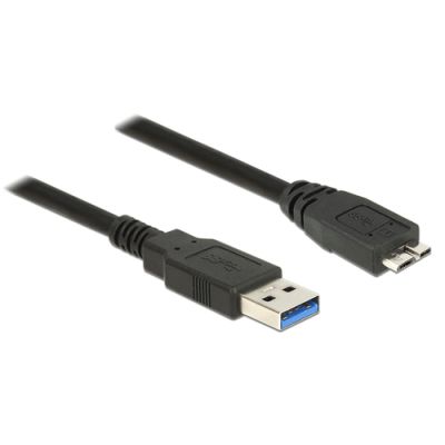 DeLOCK 85076 USB Kabel 5 m USB 3.2 Gen 1 (3.1 Gen 1) USB A Micro-USB B Schwarz