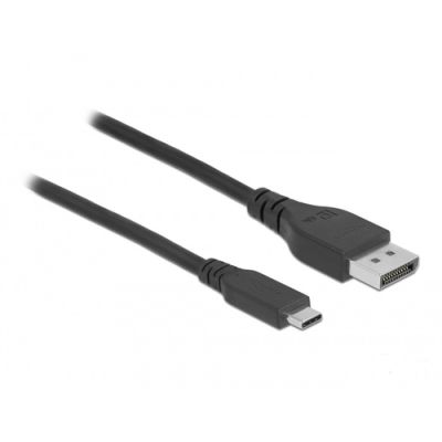 DeLOCK 86037 Videokabel-Adapter 0,5 m USB Typ-C DisplayPort Schwarz