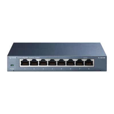 TP-Link TL-SG108 Netzwerk-Switch Unmanaged L2 Gigabit Ethernet (10/100/1000) Schwarz