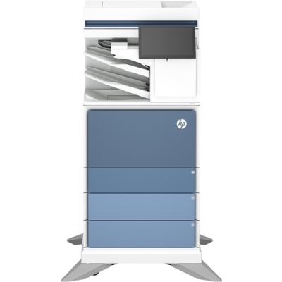 HP LaserJet Color Enterprise Flow MFP 6800zfsw Drucker, Drucken, Kopieren, Scannen, Faxen, Flow; Touchscreen; Hefter; TerraJet Tonerkartusche