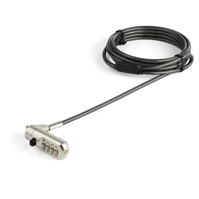 StarTech.com Laptopschloss mit 2m Kabel - Nano lock - individuell wählbare Komination