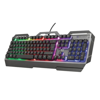 Trust GXT 856 Torac Tastatur USB QWERTZ Schweiz Schwarz