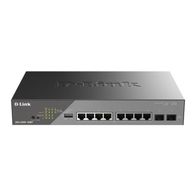 D-Link DSS-200G-10MP/E Netzwerk-Switch Managed L2 Gigabit Ethernet (10/100/1000) Power over Ethernet (PoE) 1U Grau