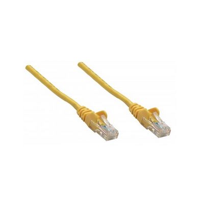 Intellinet Premium Netzwerkkabel, Cat6a, S/FTP, 100% Kupfer, Cat6a-zertifiziert, LS0H, RJ45-Stecker/RJ45-Stecker, 20,0 m, gelb