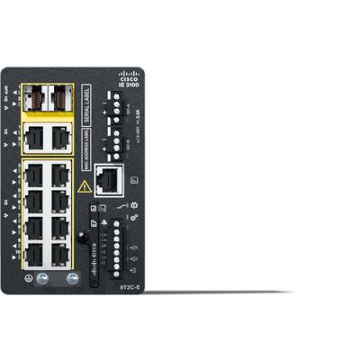 Cisco Catalyst IE-3100-8T2C-E Netzwerk-Switch Managed L2 Gigabit Ethernet (10/100/1000) Schwarz