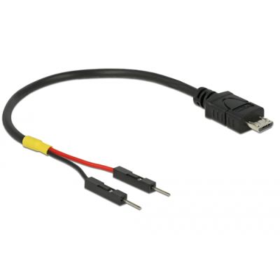 DeLOCK 85406 USB Kabel 0,1 m Micro-USB B Schwarz