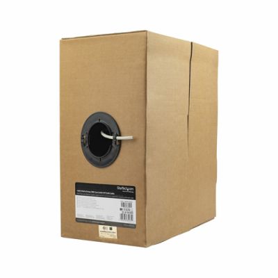 StarTech.com 304,8m Rolle Cat6 UTP Netzwerkkabel - Cat 6 CMR Verlegekabel - Grau