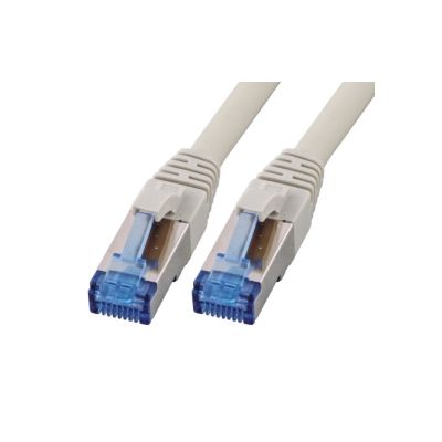 M-Cab CAT6A Netzwerkkabel S-FTP, superflex, LSZH, grau, 7.50m